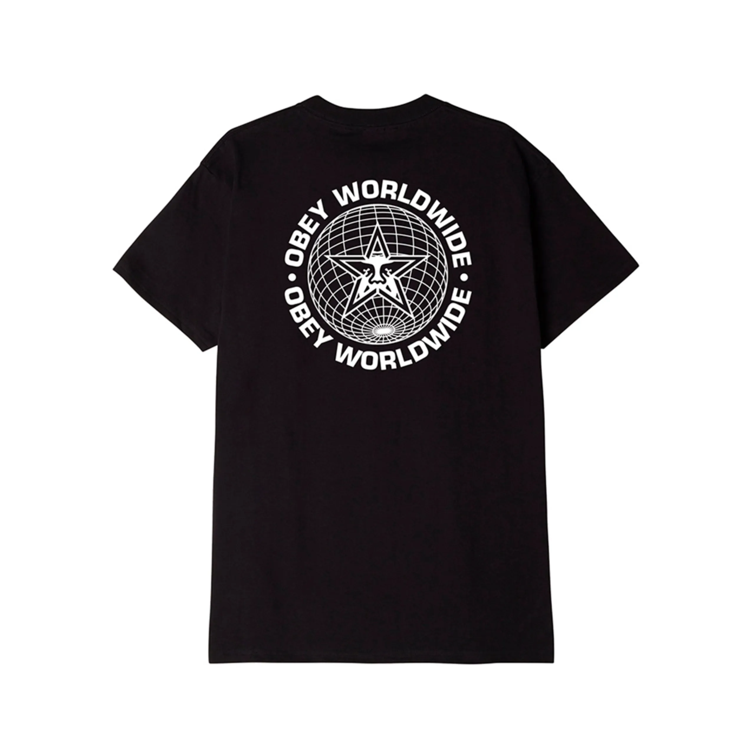 OBEY Worldwide Globe T-Shirt - Black exclusive at Remix