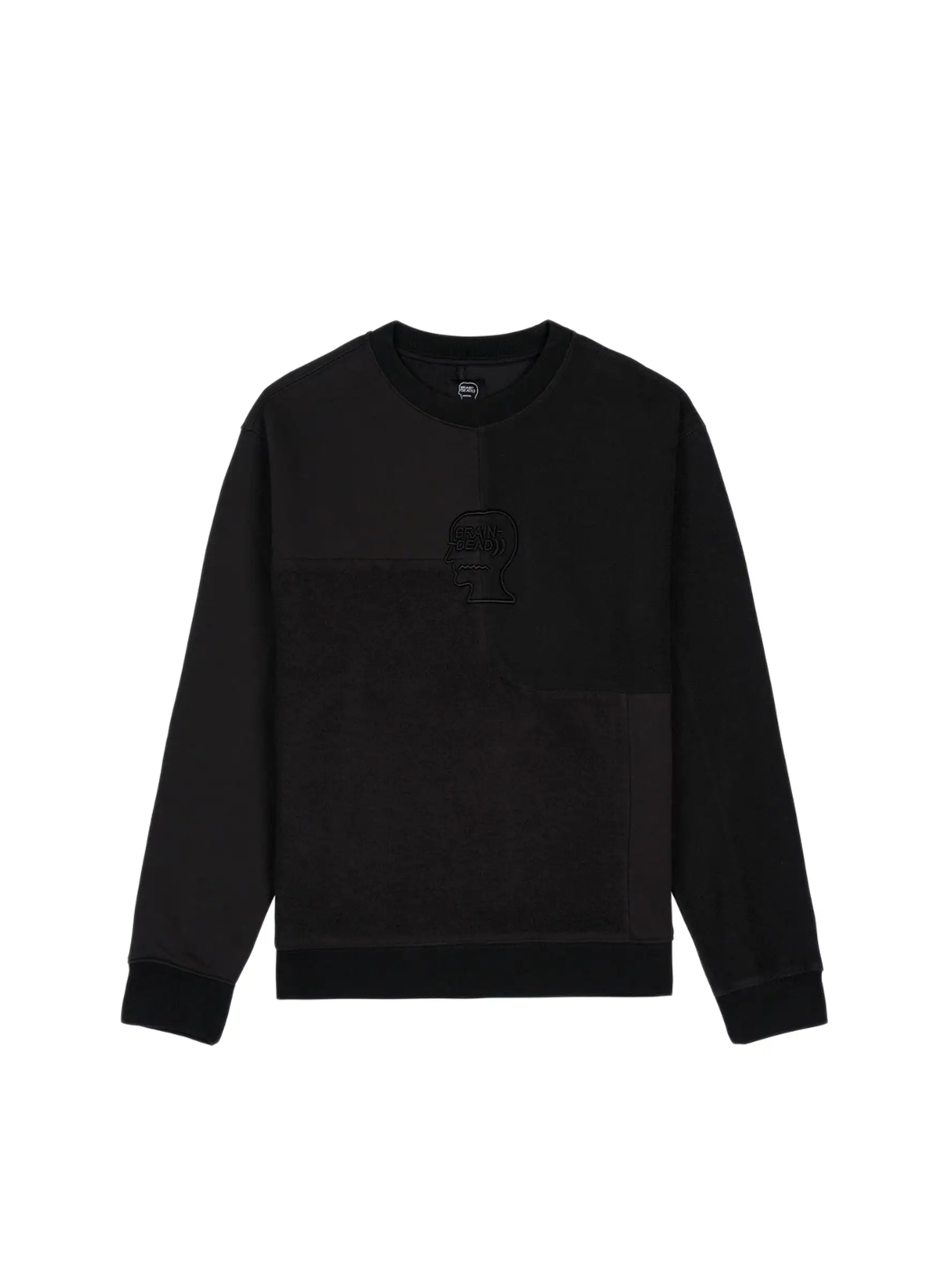 Panelled Sweatshirt Black