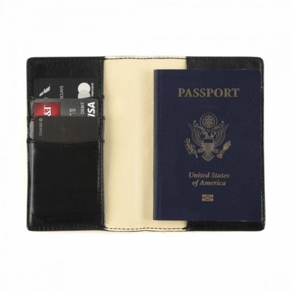 PASSPORT WALLET - BROMPTON BLACK