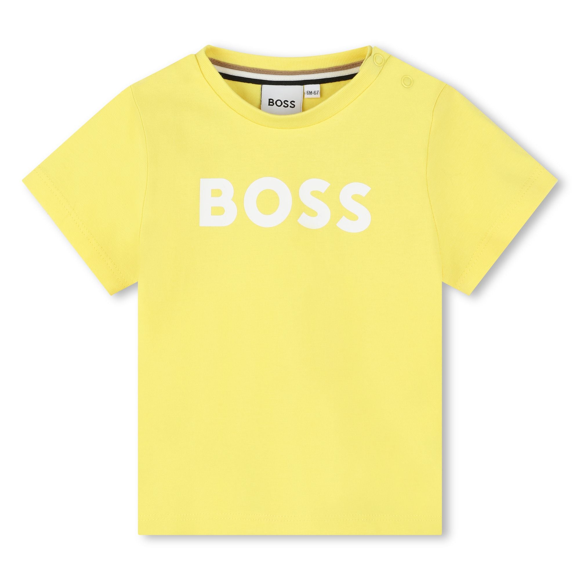 Playera para bebé azul marino Boss