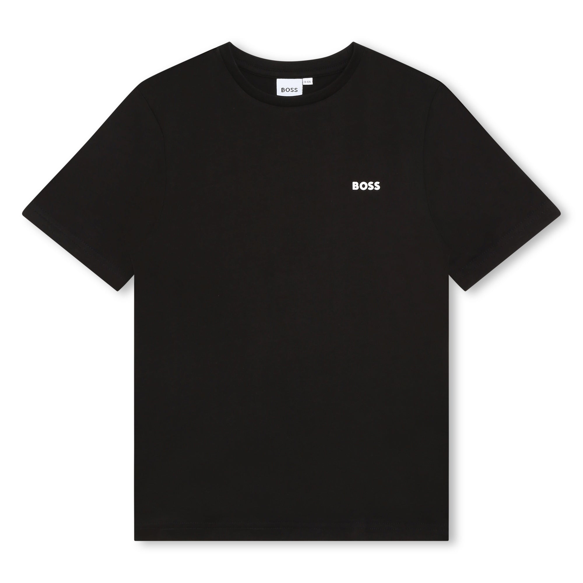 Playera para nio y adolescente negra Boss