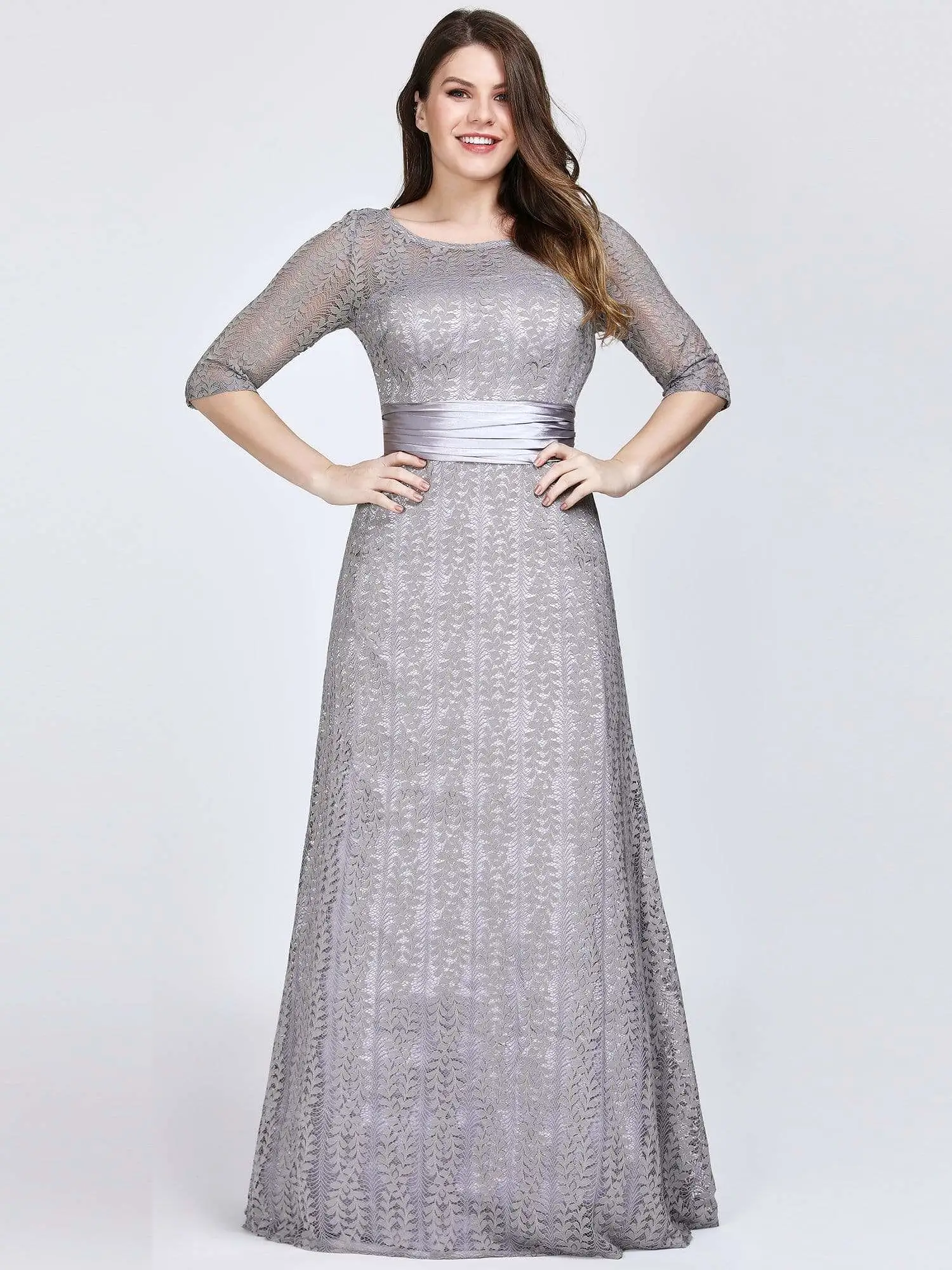 Round Neck Plus Size Dress Size 22 Style 78088