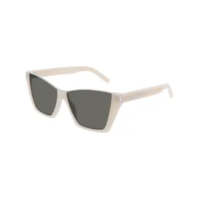 Saint Laurent Sunglass Woman Ivory Grey SL 369 KATE-004