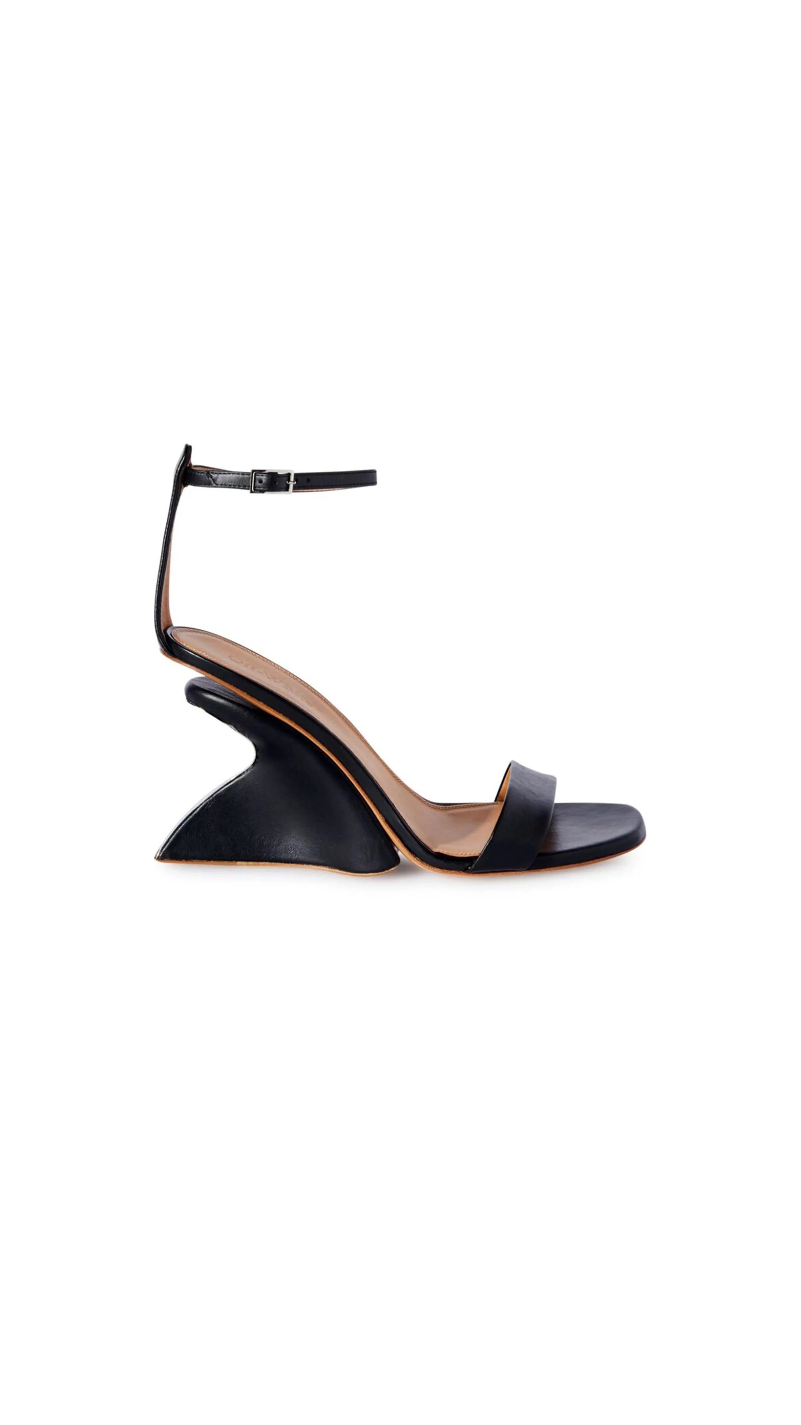 Sandal In Leather - Black