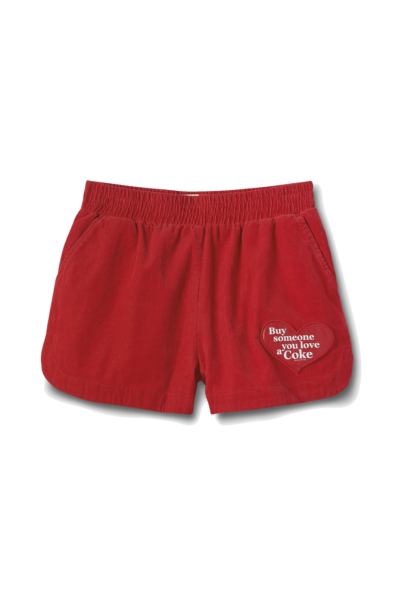 SHORT BRIXTON COCA COLA FEMME RUNNER COKE RED