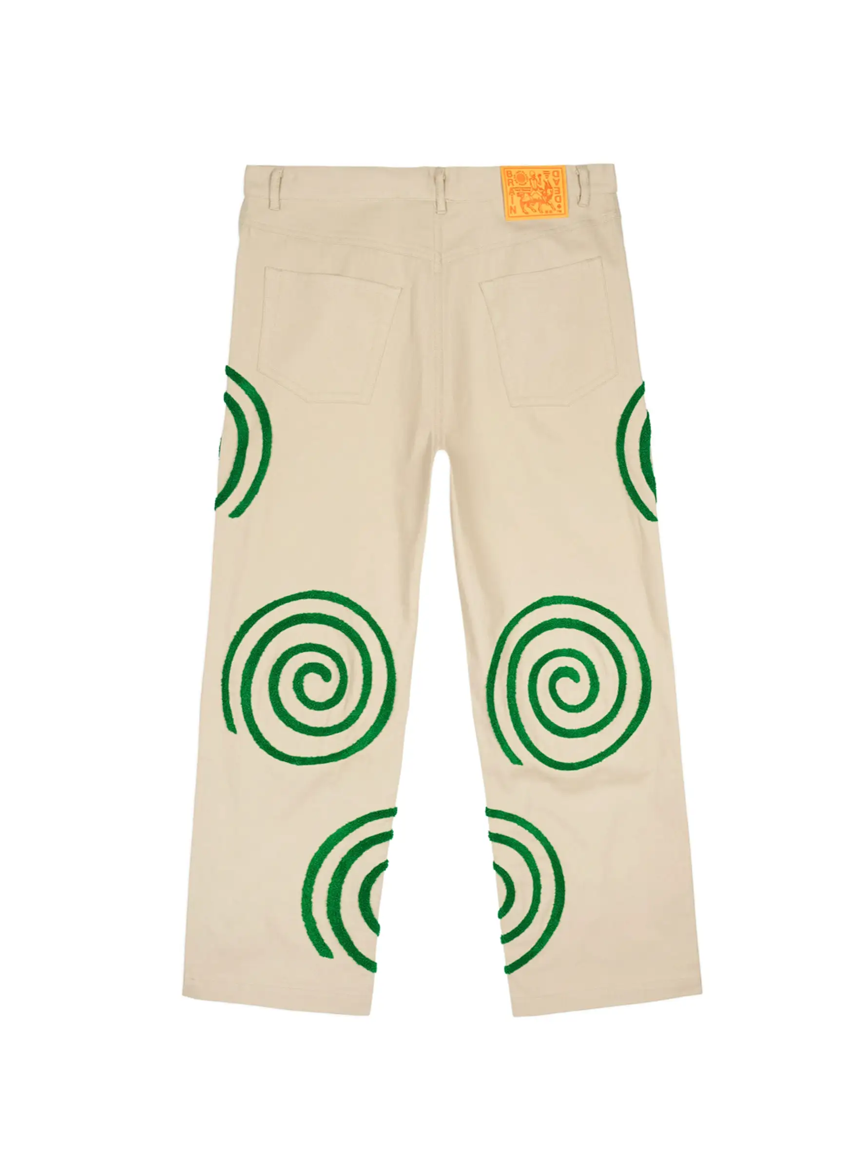 Swirls Twill Trousers Khaki