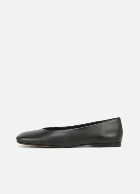 VINCE LEAH LEATHER FLAT