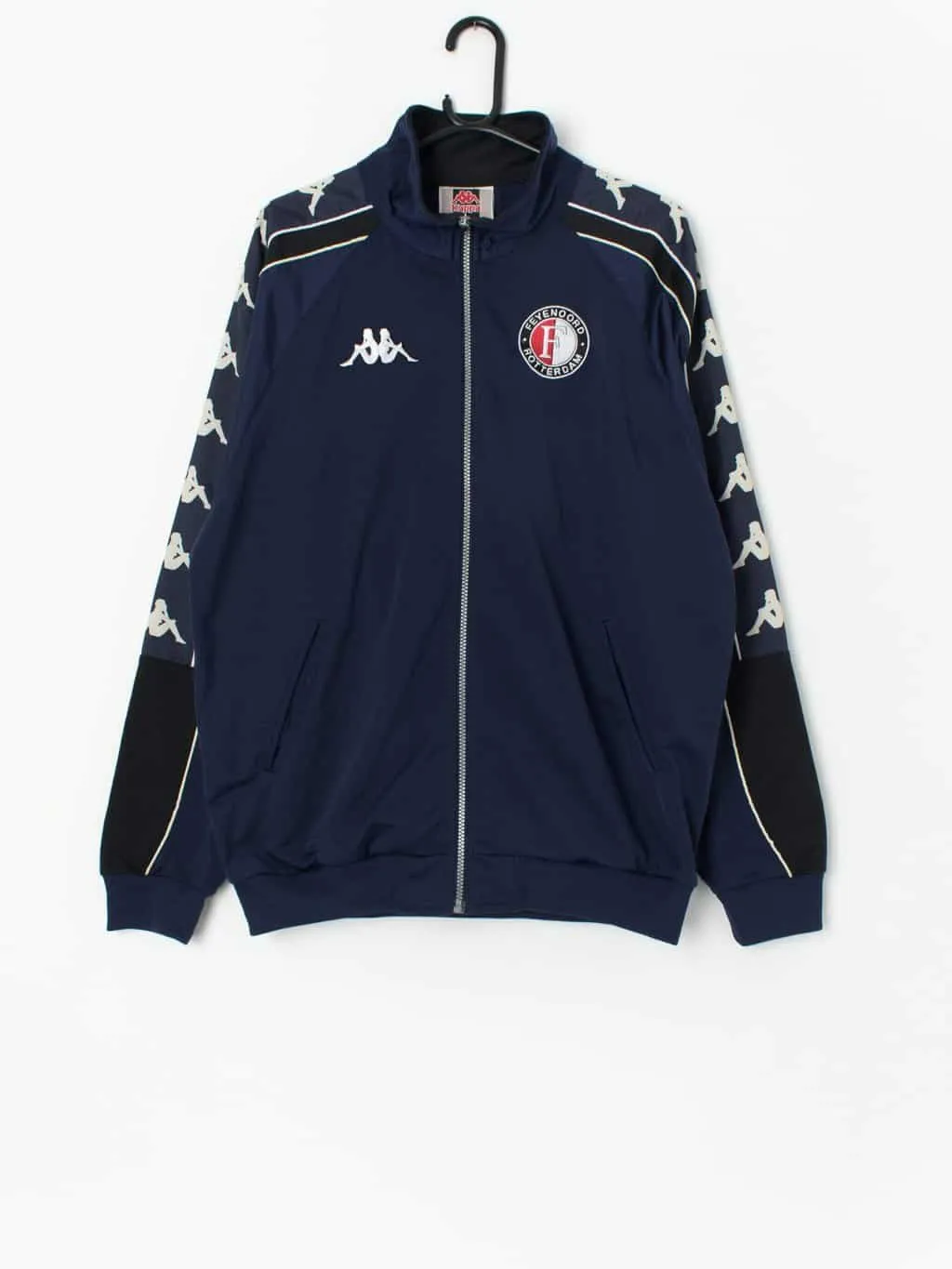 Vintage Kappa Feyenoord track jacket in navy blue – Medium / Large